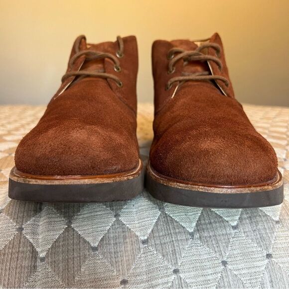 Samuel Hubbard Mahogany Brown Suede Re-Boot Chukka Lace Up Boots Men’s Size 13 - Picture 9 of 15